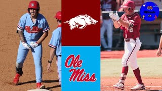 2 Arkansas v 3 Ole Miss Highlights MUST WATCH GAME OF THE YEAR 2021 College Baseball Highlights [upl. by Kcirdde]