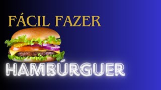 COMO FAZER HAMBÚRGUER ARTESANAL 🍔 [upl. by Ja403]