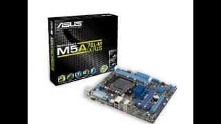 Unboxing amp Review Asus M5A78LM LX PLUS AM3 [upl. by Yot]