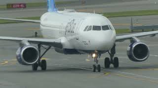 Plane Spotting JFK Airport  TWA Hotel  JetBlue [upl. by Pax]