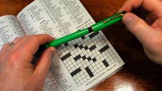 Crossword Puzzle 8 Start to Finish  ASMR Sleep [upl. by Ryon]