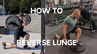 How To Do Reverse Lunges [upl. by Ahsert457]