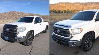 Plastidip chrome delete on my Toyota Tundra TRD Off Road 4x4 [upl. by Nnaytsirk445]