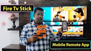 Amazon Fire Tv Stick Mobile Remote App  Amazon Fire tv Stick [upl. by Naesad]