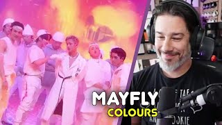 Director Reacts  BTOB Stray Kids ATEEZ Mayfly  Colours Kingdom [upl. by Lenahs]