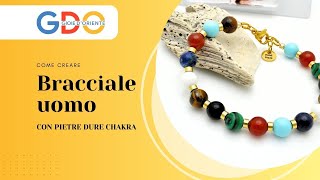 Tutorial Creare un Elegante Bracciale Uomo con Moschettone  Fai da Te GDO gioiedoriente [upl. by Hanforrd]