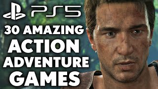 30 AMAZING Action Adventure PS5 Games of All Time 2024 Edition [upl. by Antonie]