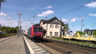 Züge in Ettlingen West Bahnhof 29042016 [upl. by Brader]