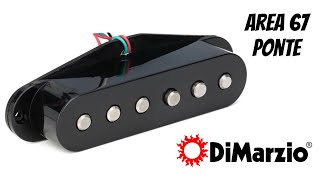 Review Captador DiMarzio Area 67 Ponte DP419 [upl. by Anatola]