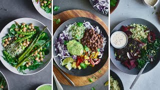 Perfectly Balanced Nourish Bowls for Spring  Vegan  Healthy [upl. by Elreath]