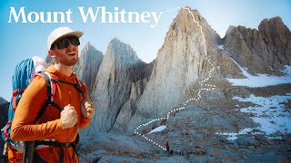 Altitude sickness and risking your life to climb a Sierra classic  Mt Whitney’s East Buttress [upl. by Eiruam]