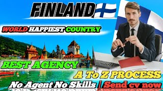 Jobs In Finland 2024  Finland Work Permit  Finland Visa For Indian Online Process finland europe [upl. by Shyamal]