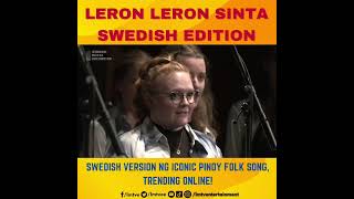 LERON LERON SINTA SWEDISH ACAPELLA VERSION TRENDING ONLINE [upl. by Nylirahs]