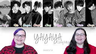 Twins React  Stray Kids Mixtape  Yayaya [upl. by Heshum527]