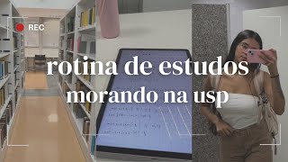 rotina de estudos morando na USP  vlog  estudos  daily  moradia [upl. by Ware]