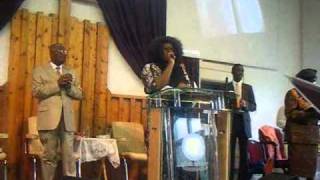 Sara Jayne Mcleod preaching at Cogic [upl. by Hanid]