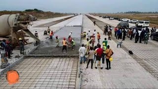 The Grassroots asphalting of Ebonyi international Airport runway unedited [upl. by Oimetra]