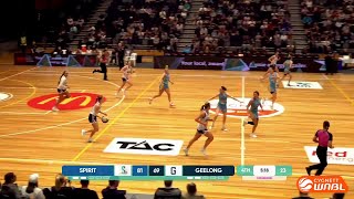 Sami Whitcomb with 5 3pointers Geelong United [upl. by Burta]