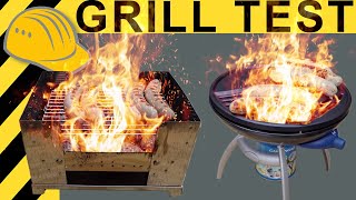 WAS TAUGEN BILLIGE 20€ GRILLS CAMPING GRILL TEST  WERKZEUG NEWS 15 [upl. by Annaehr]