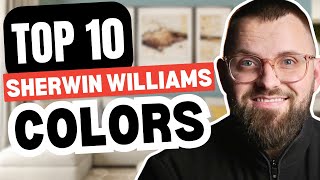 Top 10 Sherwin Williams Colors for EVERY Room in Your Home [upl. by Jehu]