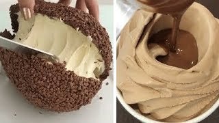 Easy And Delicious Chocolate Cake Decorating Ideas  The Most Satisfying Chocolate Cake Compilation [upl. by Cointon]