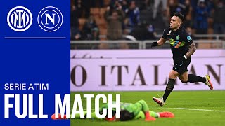 FULL MATCH  INTER vs NAPOLI  202122 SERIE A TIM  MATCHDAY 13 ⚫🔵🇮🇹 [upl. by Nahsaj245]