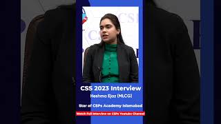 Mock Interview  CSS exam preparation from CSPs Academy Islamabad csspreparation [upl. by Januarius]