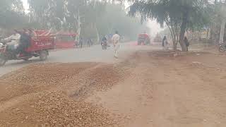 Fsd roads Sargodha 49tail subbase leveling [upl. by Attiuqram411]