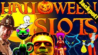 No Tricks ALL TREATS Jackpot Hand Pays On Spooky Slots SDGuys Halloween Extravaganza VII [upl. by Reyam]