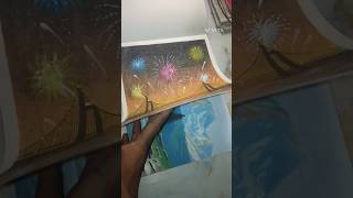 drawing and panting short vedio oilpasteldrawing rahulpencilart [upl. by Gardiner911]