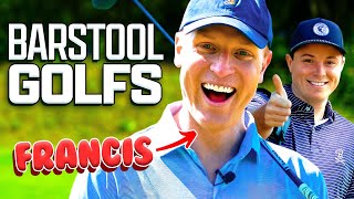 Playing 9 Holes With Francis Ellis  Barstool Golfs [upl. by Enyamrahs]