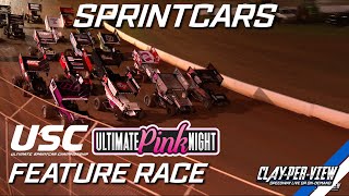 Sprintcars  Pink Night Ultimate Sprintcar Championship  Toowoomba  9th Dec 2023  ClayPerView [upl. by Akitan]