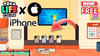 NEW IPHONE 👩‍💻 🤩TUTORIAL IN Toca Life World Secrets and Hacks  Toca Boca 🌏 [upl. by Niroht]