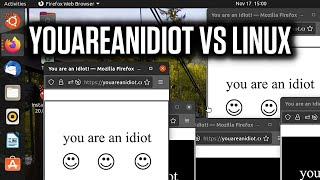 youareanidiot vs Ubuntu  Apakah Virus Web ini bisa menyerang Linux [upl. by Anibor]