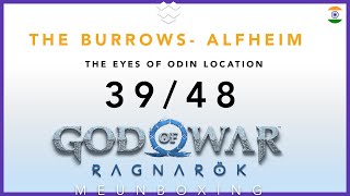 Odins Ravens location 3948 in The Burrows Alfheim godofwar2022 godofwarragnarok [upl. by Angid]