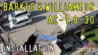 Installationrepositioning a Barker amp Williamson AC1830 wire antenna at OE4XRK Red Cross station [upl. by Onairda]