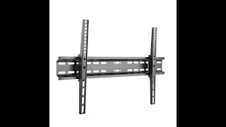 How to install 37quot 70quot Tilt Slim TV Wall Mount for LEDLCD TVs Texonic Model N64 [upl. by Nakah]