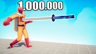 1000000 DAMAGE KATANA vs UNITS  TABS  Totally Accurate Battle Simulator 2024 [upl. by Milli560]