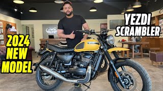 2024 Yezdi Scrambler New Model Review Video 🚀  This Is The ALL ROUNDER Motorcycle By Yezdi [upl. by Nylirak]