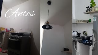 transformacion de mi cocina casa infonavit 🏡con poco dinero 💰 cambios bonitos✅️🥰 [upl. by Pepe]