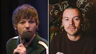 Louis Tomlinson REACTS to Harry Styles Shaving His Hair Off [upl. by Elrem]