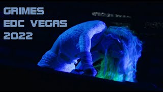 GRIMES  EDC VEGAS 2022 FULL SET [upl. by Sharl2]