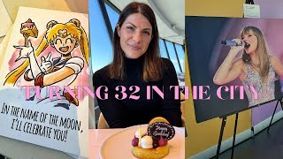 BIRTHDAY VLOG  Blowing 32 candles dream TORONTO DAY CN TOWER TAYLOR SWIFT gallery 🩷 [upl. by Storer769]