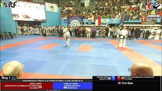 Honey Ospina vs Yanina Lamelas9 Copa mundo Mar del PlataArgentina taekwondoitfcolombia [upl. by Hiroshi]