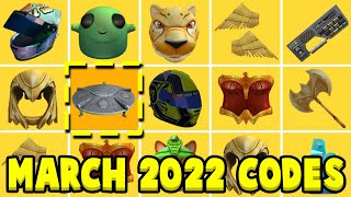 ALL NEW MARCH 2022 ROBLOX PROMO CODES New Promo Code Working Free Items Not Expired [upl. by Ailices]