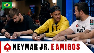 Neymar Jr Torneio de Poker Beneficente  PT1 ♠️ EPT Barcelona 2018 ♠️ PokerStars Brasil [upl. by Tesil366]