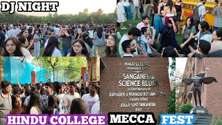 Hindu college University of Delhi  Mecca Fest  Vlog 🥳😎👍 [upl. by Abrahamsen254]