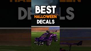 BEST HALLOWEEN DECALS in Rocket League [upl. by Bette]