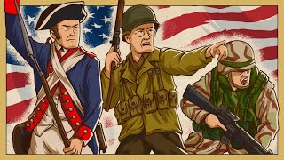 Evolution of American Army Uniforms  Animated History [upl. by Koy94]