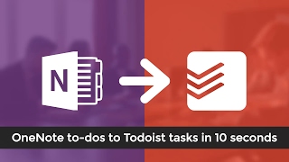 OneNote to Todoist Integration  Todos [upl. by Ai]